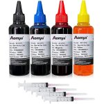 Kit de recharge d'encre 4 x 100 ml compatible avec canon pgi - 545 pgi - 540 pgi - 550 cli - 551 pgi ...