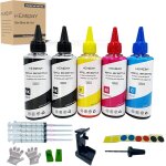 Kits de recharge d'encre 500 ml compatibles avec cartouches d'encre hp 305xl 304xl 303xl 302xl 301xl ...