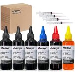 Kit de recharge d'encre 6x100 ml compatible avec hp 61 60 62 63 932 933 934 940 950 951 952 301 302 303 ...