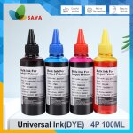 Kit de recharge d'encre pour imprimante  jet d'encre, cartouche d'encre ciss, embau, 4 couleurs, il, ...