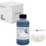Kit de recharge d'encre universelle black dye - compatible avec les imprimantes a jet d'encre canon hp ...