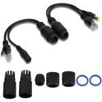 Kit de r�partiteur poe injecteur sur ethernet adaptateur d'alimentation connecteur c�ble passif 12 v ...