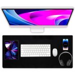 Kjakl - tapis de souris et clavier xxl en simili cuir de qualit suprieure - 70 x 40 cm - tapis de jeu ...