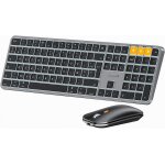 Km100 - a clavier souris pour mac sans fil retro eclair, azerty bluetooth ensembles clavier et souris, ...