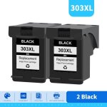 Kmcyinks 303xl cartouche d'encre compatible pour hp 303 pour hp303xl envy photo 6220 6222 6230 6232 6252 ...