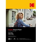 Kodak - 25 feuilles de papier photo 230g / m, brillant, format a4 (21x29, 7cm), impression jet d'encre ...
