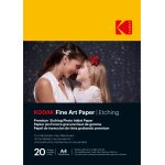 Kodak fine art paper / etching - pack de 20 feuilles de papier photo haut de gamme textur� - format 21 ...