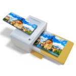 Kodak pd460 - imprimante photo 10x15 cm - bluetooth & docking - blanc & jaune - jaune -