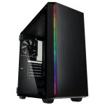 Boitier pc moyen tour e - atx kolink ethereal rgb avec panneaux vitrs - noir