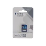 Knig - carte mmoire flash - 8 go - uhs - i / class10 - sdhc uhs - i - noir