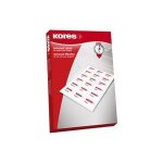 Kores universal - etiketten, 63, 5 x 33, 9 mm, weiß, 100 blatt rand ru. . . Kores universal - etiketten, 63, 5 x 33, 9 mm, weiß, 100 blatt rand ru. . .