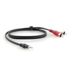 Kramer electronics c - a35m / 2ram - 10 c�ble audio 3 m 3, 5mm 2 x rca noir