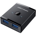 Kvm commutateur bidirectionnel usb 3. 0 2 a 1 pc partage ou 1 a 2 hub pour clavier, souris, scanner, ...
