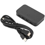 Kvm switch 4 - en - 1, boîte de commutation usb, clavier, souris et moniteur partagés, pour pc, ps4 Kvm switch 4 - en - 1, boîte de commutation usb, clavier, souris et moniteur partagés, pour pc, ps4