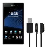 Kwmobile cble de chargement usb avec port magntique pour sony xperia z1 / z1 compact en noir