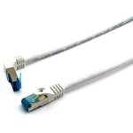 Kyaoayo - 605801 cble patch cat. 6a s / ftp coud vers fiche droite blanc 2 m