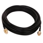 Kyaoayo - adaptateur sma mle - femelle, cble coaxial 5m, rallonge antenne wlan, cble d'extension pour ...