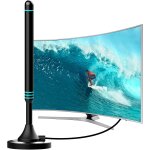 Kyaoayo - antenne tv intrieure ¿ antenne tnt hd numrique dvb - t / t2, compatible vhf / uhf, base ...