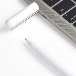 Kyaoayo - c - pen stylo blanc glossy a bille a encre noire avec mmoire flash de 32 go integre dans le ...