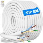 Kyaoayo - cable ethernet 50m cat 6, cable rj45 cat 6 cble rseau 50 mtres cble en vrac utp cable lan ...