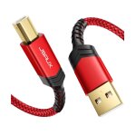 Kyaoayo - cble d'imprimante 3m, cble usb de type a mle vers b mle, cble de scanner haute vitesse ...