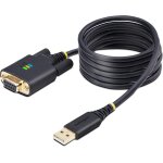 Kyaoayo - cble srie null modem vers usb de 2m, rtention com, ftdi, db9 rs232, vis / ecrous db9 interchangea ...