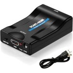 Kyaoayo - convertisseur péritel vers hdmi, adaptateur câble de sortie péritel vers hdmi pour moniteur ... Kyaoayo - convertisseur péritel vers hdmi, adaptateur câble de sortie péritel vers hdmi pour moniteur ...