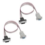 Kyaoayo - db9 cble ruban plat, 2 emballer rs232 cble srie dextension mle a femelle (0, 5 m)