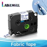 Labelwell - ruban adhésif en tissu pour étiqueteuse pt, compatible avec brother fa3, fa3r, fa4, fa241, ... Labelwell - ruban adhésif en tissu pour étiqueteuse pt, compatible avec brother fa3, fa3r, fa4, fa241, ...
