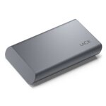 Lacie mobile ssd secure technologie thunderbolt 500 go usb type - c 3. 2 gen 2 (3. 1 gen 2) gris