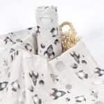Langes en bambou et coton super doux pour bbs, avec impression numrique, couverture ronde en mousseline ...