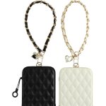 Lanière de dragonne à main, femmes cuir et métal charme de téléphone, dragonnes de poignet sangle pour ... Lanière de dragonne à main, femmes cuir et métal charme de téléphone, dragonnes de poignet sangle pour ...