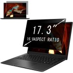 Laptop film de confidentialit amovible pour ordinateur 17. 3 pour cran 16:9, privacy anti espion filtre, ...