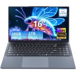 Lbgwp60 - 16 pouces ordinateur portable, processeur core i5 8210y jusqu'a 3, 6g hz 16go ram, 1to ssd ...
