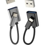 Lbgwp60 - lot de 2 adaptateurs usb c vers usb 3. 0 otg mle vers usb - a femelle pour iphone 16 15 pro ...