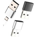 Lbgwp60 - lot de 3 adaptateurs usb c mle vers type c femelle pour iphone 16 15 pro pour apple ipad compatible ...