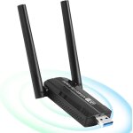 Lbgwp60 - 5400mbs adaptateur wifi mini, 5dbi rseau adaptateur usb wifi 3. 0, wifi 6e double puissante ...