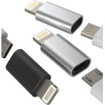 Lbgwp60 - adaptateur micro usb lightning (3 packs) pour iphone 14 13 12 11 pro 7 8 plus x se xs xr pour ...