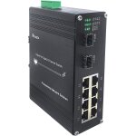 Lbgwp60 - commutateur ethernet industriel 8 ports tp 10 / 100 / 1000base - tx et 2 ports optiques sfp ...