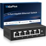 Lbgwp60 - commutateur gigabit ethernet 5 ports non gr, rpartiteur ethernet rseau, montage sur bureau ...