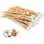 Lbgwp60 - cotons - tiges 300 pcs cotons - tiges a une tte en coton et bois cotons - tiges avec manche ...
