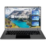 Lbgwp60 - pc portable 14, 1 pouces ordinateur portable win11, 4go ddr3 192go ssd, celeron quad core, ... Lbgwp60 - pc portable 14, 1 pouces ordinateur portable win11, 4go ddr3 192go ssd, celeron quad core, ...
