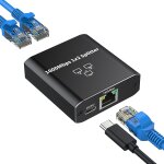 Lbgwp60 - répartiteur gigabit 1 entrée 2 sorties, port rj45 1000 mbps, répartiteur réseau en alliage ... Lbgwp60 - répartiteur gigabit 1 entrée 2 sorties, port rj45 1000 mbps, répartiteur réseau en alliage ...