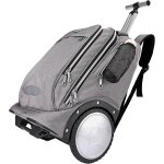 Lbgwp60 - saca dos a roulettes, sac a dos roulant avec roues de 7 pouces ¿ poigne tlescopique renforce, ...