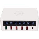 Lbgwp60 - stations de charge usb, station de charge usb 100 w 5 v 6 ports avec ecran lcd, chargeur de ...