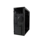 Lc power classic 7037b - tour - atx - pas d'alimentation - noir, noir aluminium bross - usb / audio