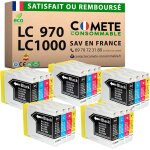 Lc970 lc1000 - 20 cartouches d'encre compatibles avec brother c970 lc1000 - pour brother dcp135c dcp150c ... Lc970 lc1000 - 20 cartouches d'encre compatibles avec brother c970 lc1000 - pour brother dcp135c dcp150c ...