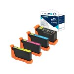 Lcl 100xl 105xl (4 - pack, noir / cyan / magenta / jaune) cartouche d'encre compatible pour lexmark s300 ...