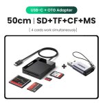 Lecteur de carte 4 - en - 1 usb - c sd micro sd tf cf ms lecteur de carte pour pc portable lecteur de ...