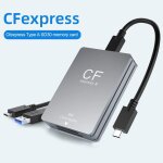 Lecteur de carte cf express type a et sd, 2 en 1, adaptateur usb 3. 2, 10gbps, portable, slr